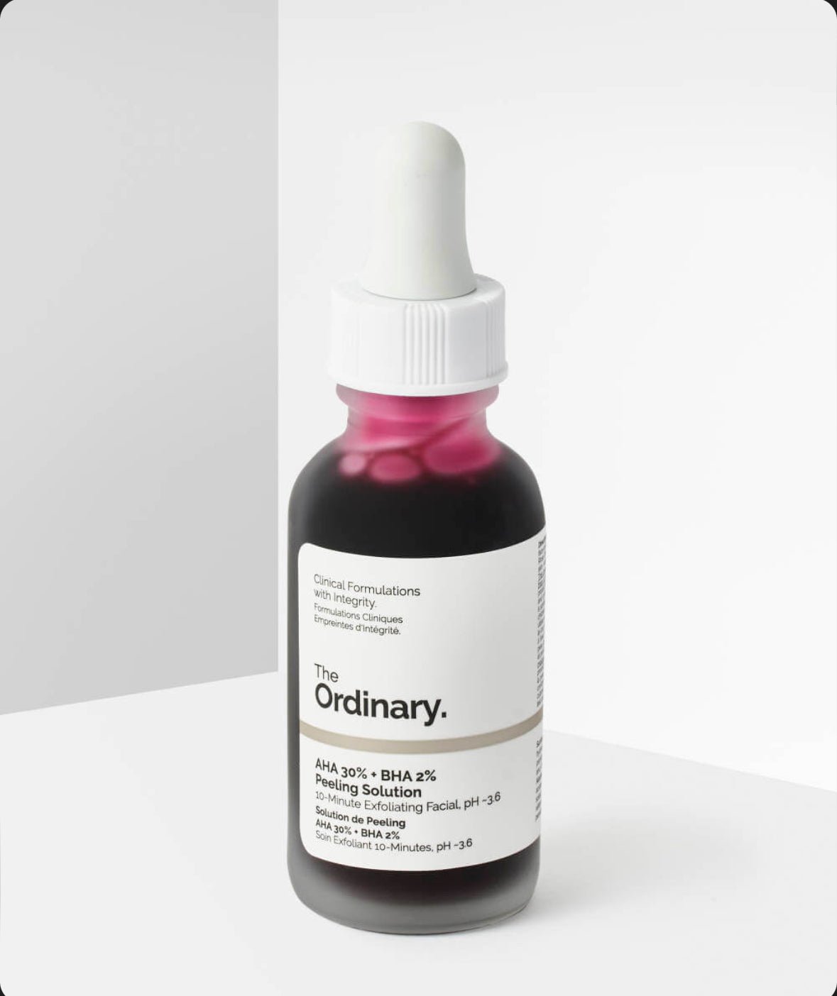 The Ordinary's AHA 30% + BHA 2% Peeling Solution