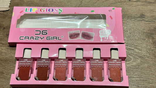 6 pcs lipgloss set