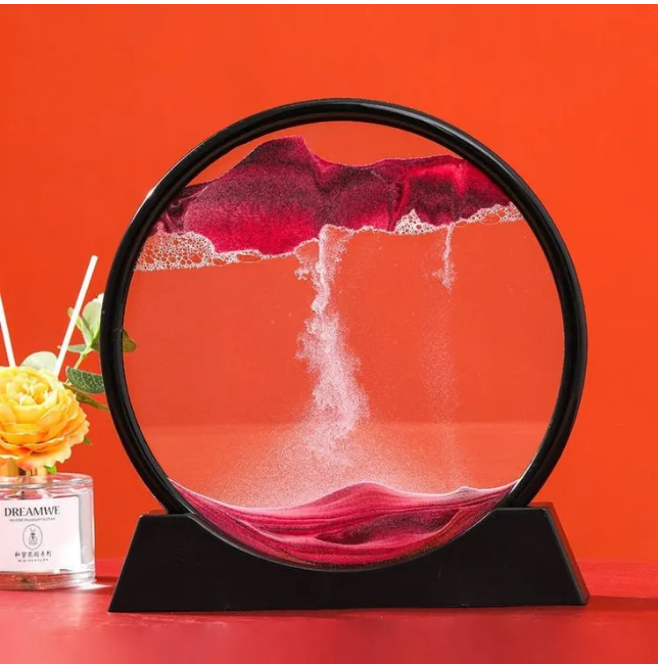 3d moving Ocean sand lamp