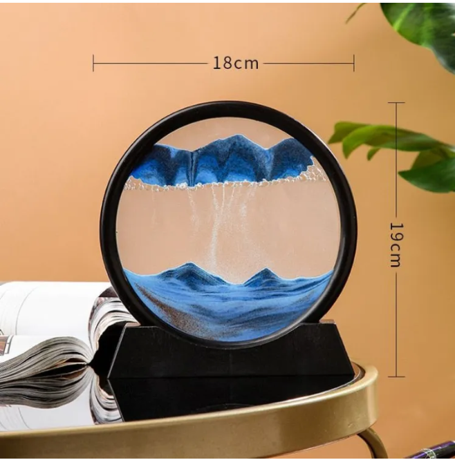 3d moving Ocean sand lamp