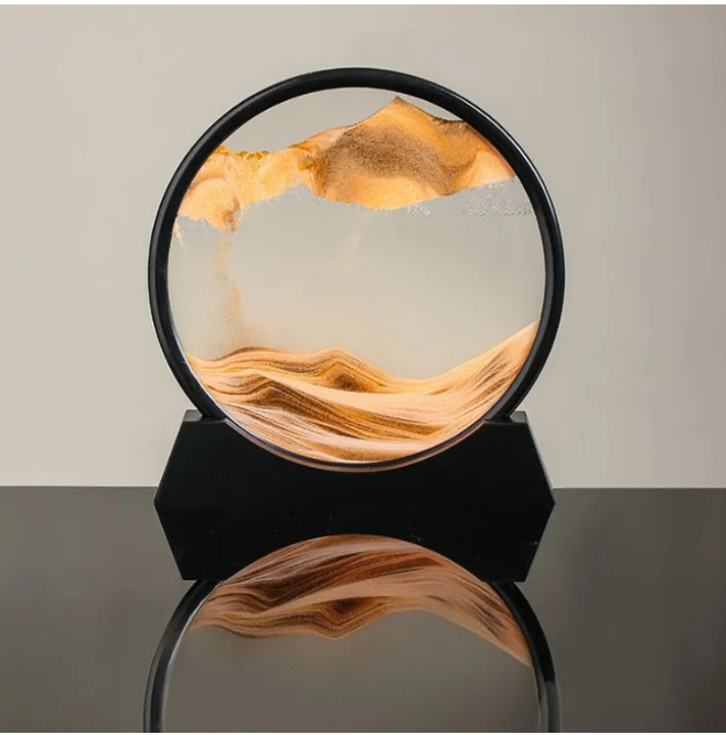 3d moving Ocean sand lamp