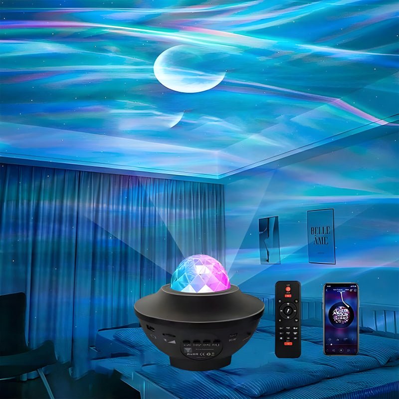 2 in 1 Galaxy projector with Bluetooth speaker - Perennial Picks